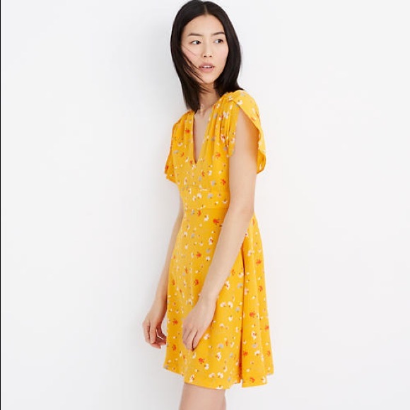 Madewell Silk Belladonna Dress - Picture 2 of 6